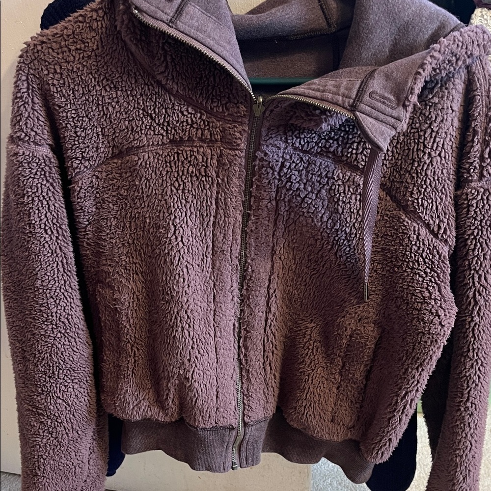 lululemon athletica Plush Purple Teddy Jacket